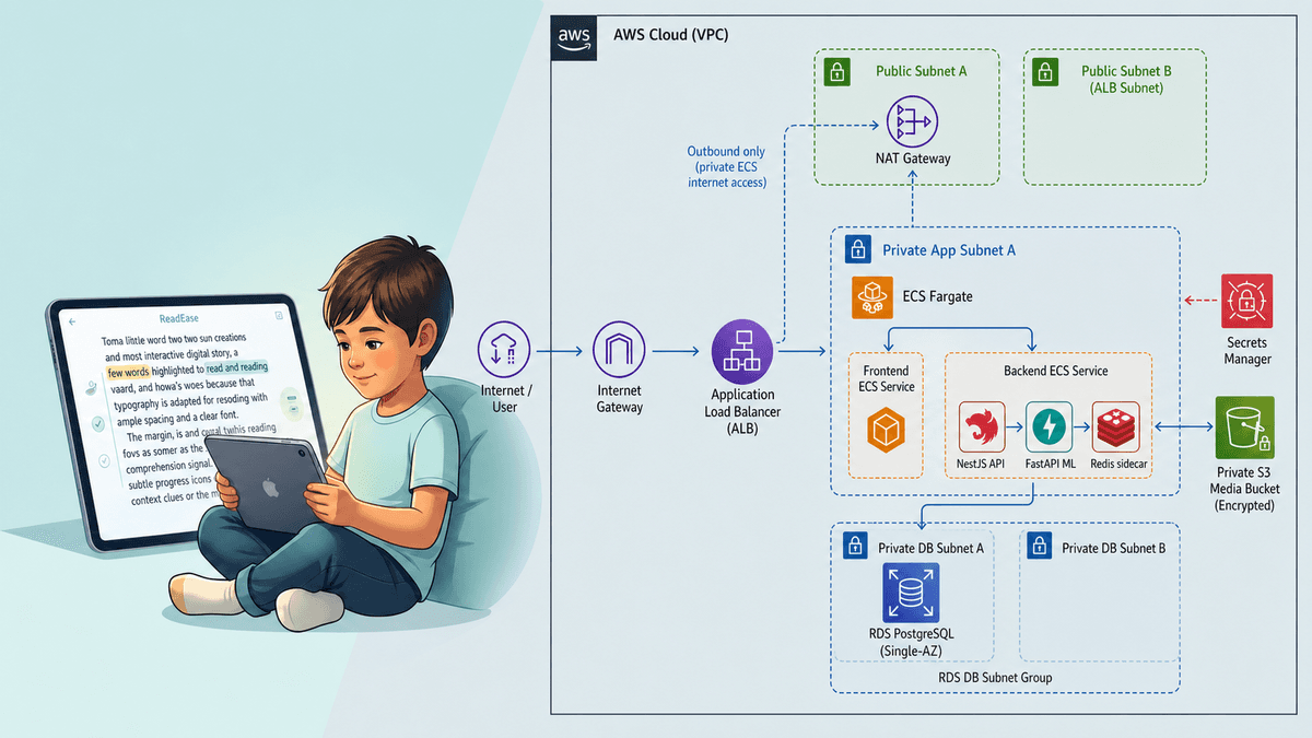 Triển khai ReadEase trên AWS với ECS Fargate và Terraform